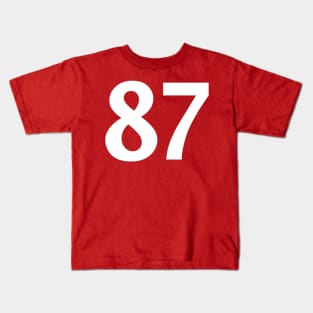 Chiefs Number 87 Kids T-Shirt